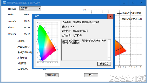 显示器色域检测工具 v2.0.0免费版