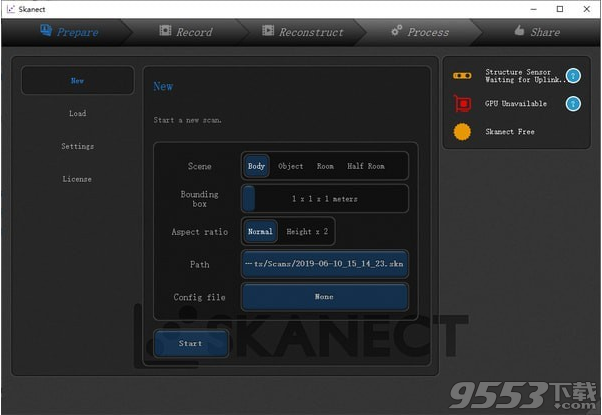 Skanect Pro(三维模型扫描软件) v1.10.1绿色最新版