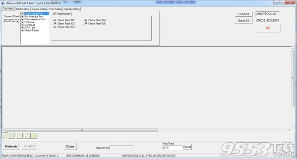 智微JMF608 SSD开卡工具 v2.03.043K免费版