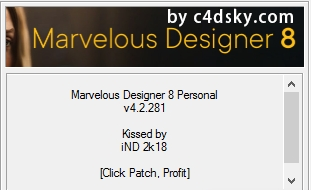 Marvelous Designer 8破解补丁
