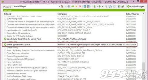 Nvidia Inspector汉化版下载 Nvidia Inspector中文版v1 9 7 8 绿色版下载 9553下载