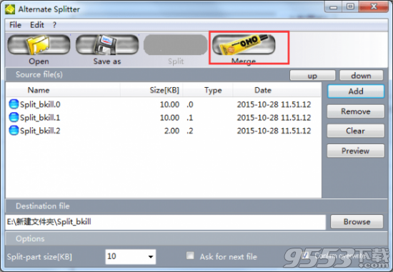 Alternate Splitter(文件拆分合并工具) v1.610免费版