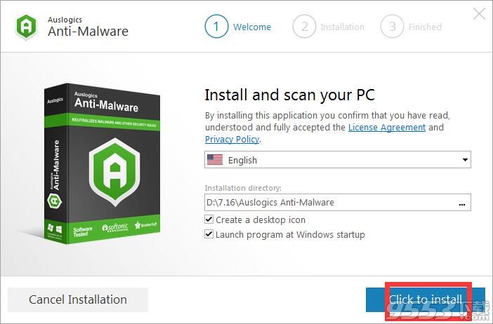 Auslogics Anti Malware(恶意软件防护工具)