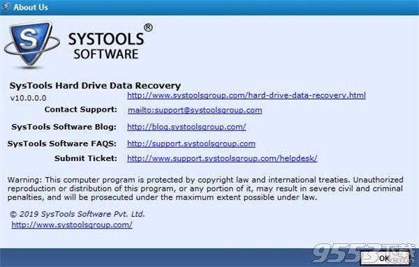 SysTools Hard Drive Data Recovery中文版