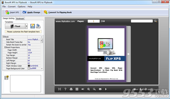 Boxoft XPS to Flipbook(XPS到翻页书转换器) v2.0.0最新版