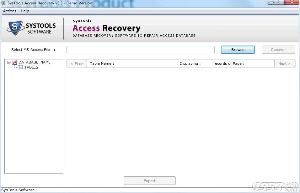 SysTools Access Recovery(数据库恢复)