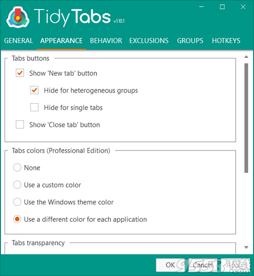 TidyTabs Pro(窗口合并工具) v1.10.1最新版
