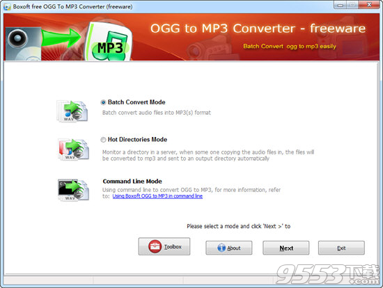 Boxoft OGG to MP3 Converter(OGG到MP3转换器) v1.0免费版