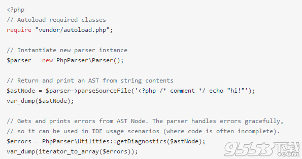 PHP Parser(PHP解析器) v1.0免费版