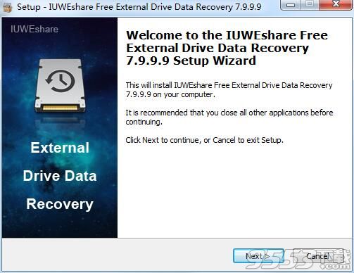 IUWEshareFree External Drive Data Recovery(数据恢复软件)