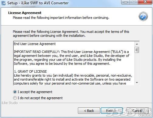 iLike SWF to AVI Converter(格式转换工具)