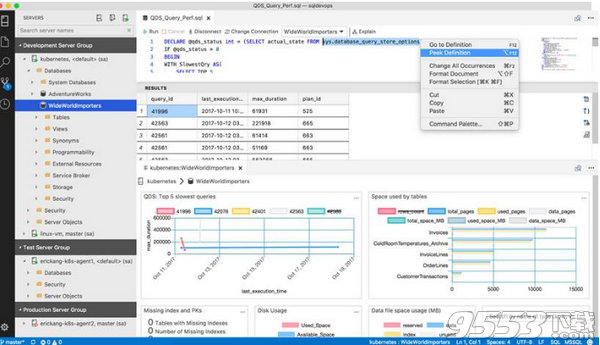 SQL Operations Studio(数据库管理)