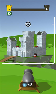 大炮射击摧毁城堡Castle Wreck最新版截图1