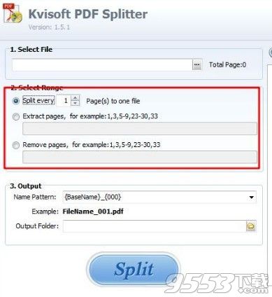 Kvisoft PDF Splitter(PDF分割工具)