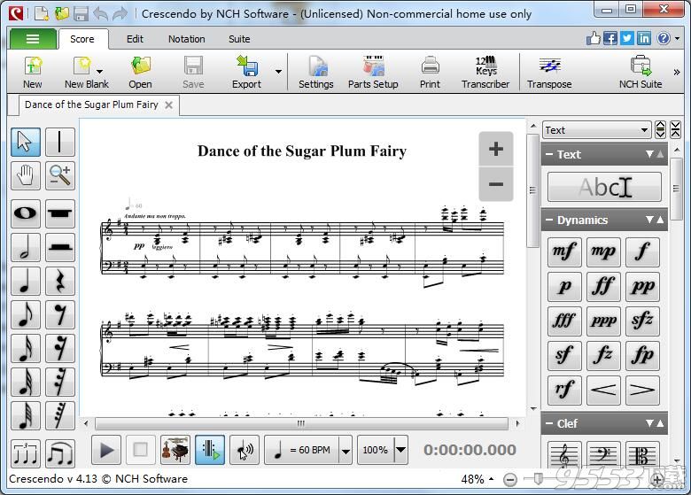Crescendo Music Notation Editor(乐谱编辑工具)