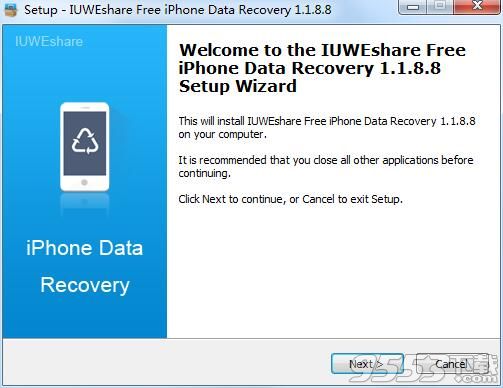 IUWEshare Free iPhone Data Recovery(iPhone数据恢复工具)