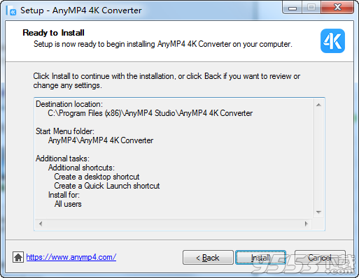 AnyMP4 4K Converter(4K视频转换器)