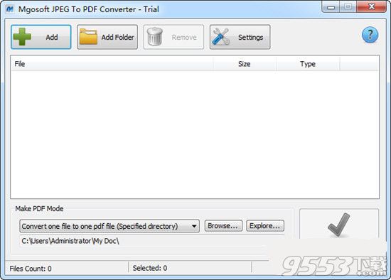 Mgosoft JPEG To PDF Converter(JPEG到PDF转换器)