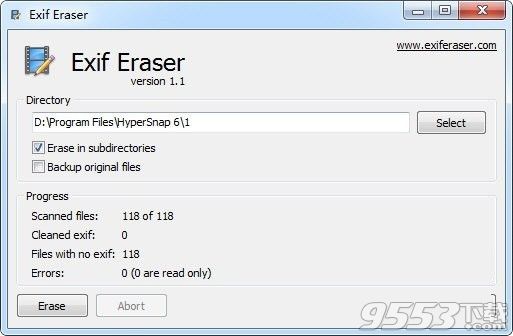 EXIF Eraser(图片EXIF信息删除工具)