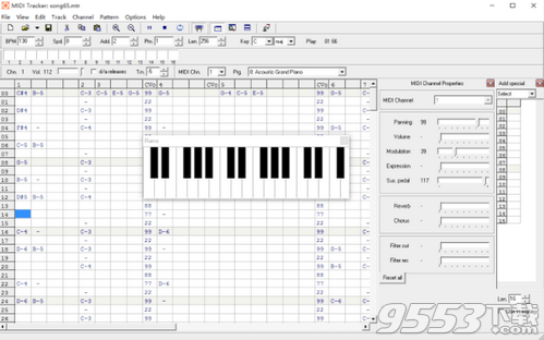 MIDI Tracker(音乐编辑器)