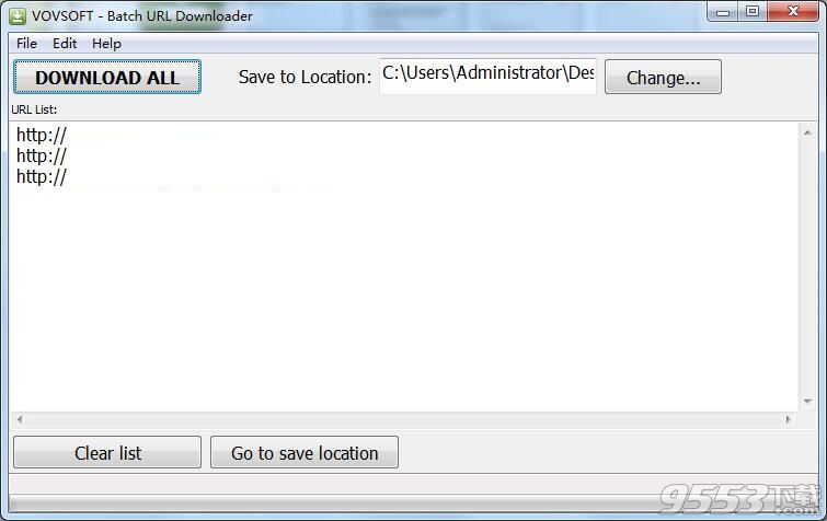 Batch URL Downloader(URL批量下载软件)