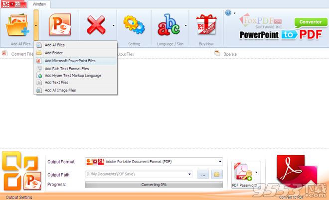 FoxPDF PPTX to PDF Converter(ppt转pdf)