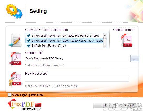 FoxPDF PPTX to PDF Converter(ppt转pdf)