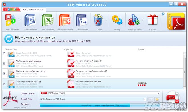 FoxPDF Office to PDF Converter