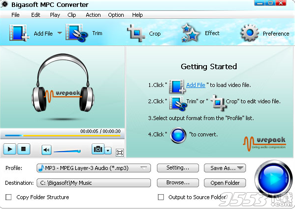 Bigasoft MPC Converter(音频处理软件)