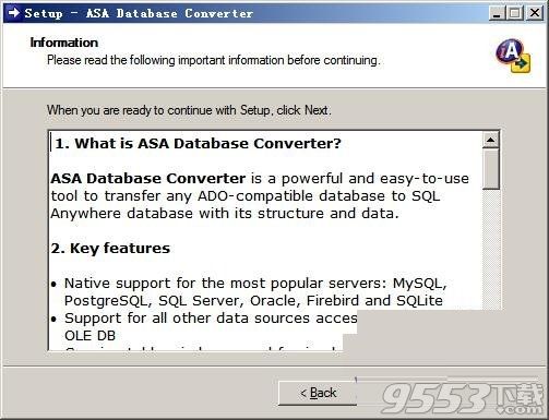 ASA Database Converter