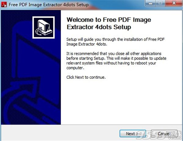 Free PDF Image Extractor 4dots(PDF图片提取软件)