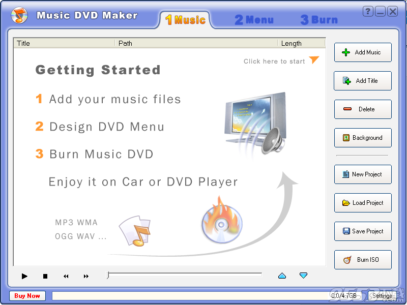 Music DVD Maker(音乐DVD制作)