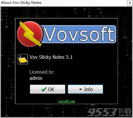 VovSoft Sticky Notes v5.1 破解版