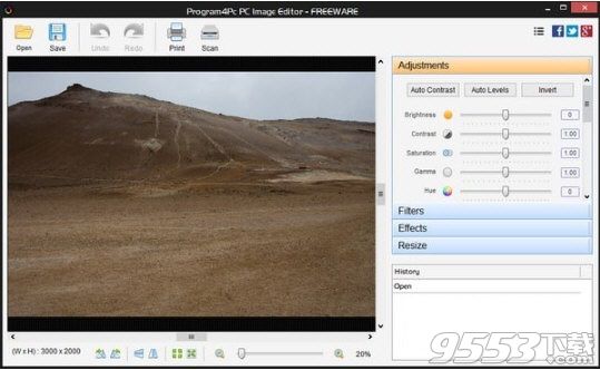 Program4Pc Photo Editor v7.4 汉化版