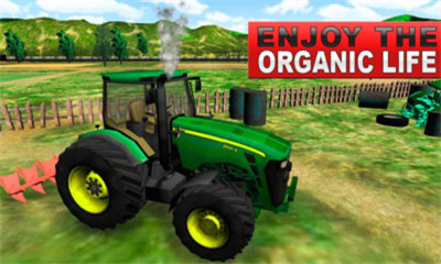 绿色农场拖拉机模拟器安卓版截图3