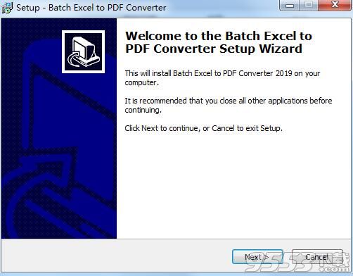 Batch XLS TO PDF Converter