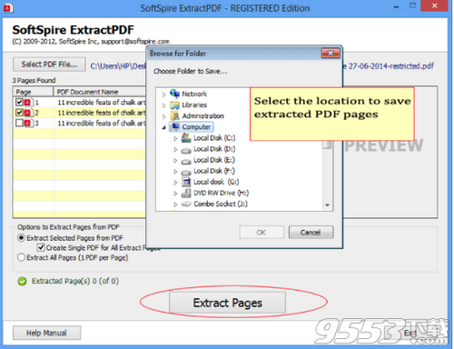 SoftSpire ExtractPDF(PDF工具)