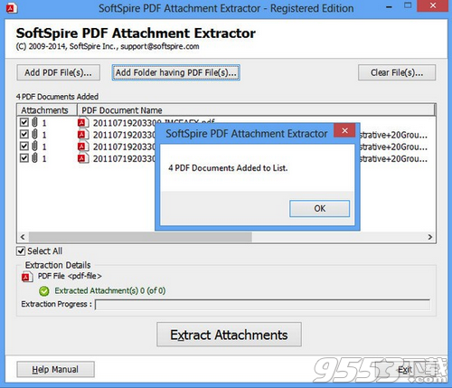 SoftSpire pdf Attachment Extractor(PDF图片提取)