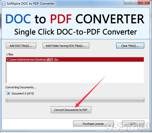 SoftSpire DOC to PDF Converter(DOC转PDF工具)