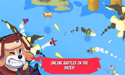 小狗飞行员模拟战争游戏截图2