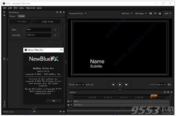 Newbluefx titler pro 7 v7.191114 破解版