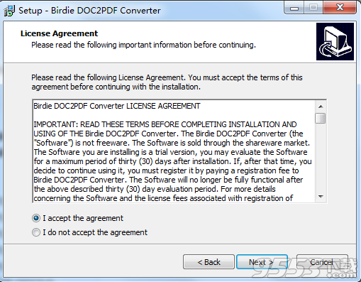 Birdie DOC2PDF Converter V2.1 免费版