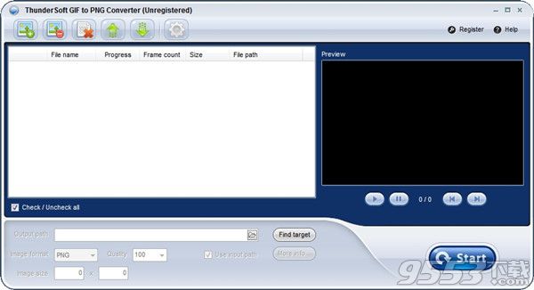 ThunderSoft GIF to PNG Converter v2.7.0 绿色版