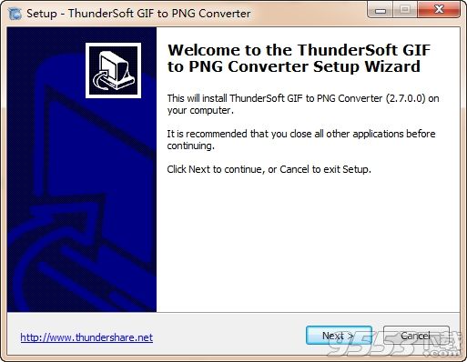 ThunderSoft GIF to PNG Converter v2.7.0 绿色版