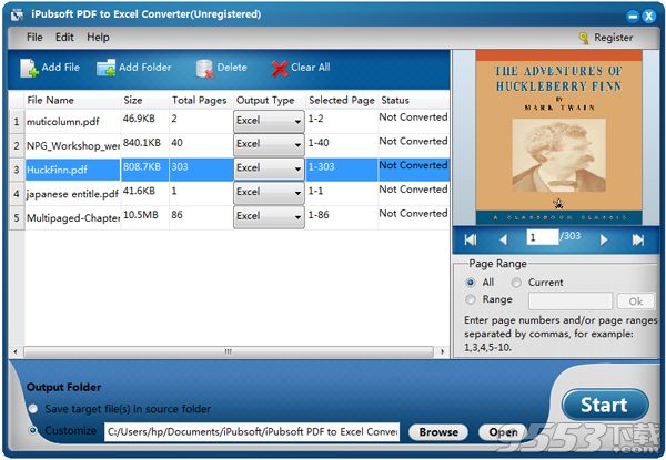 iPubsoft PDF to Excel Converter V2.1.5 免费版