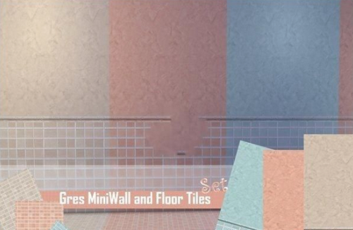 模拟人生4纯色墙面瓷砖地板MOD