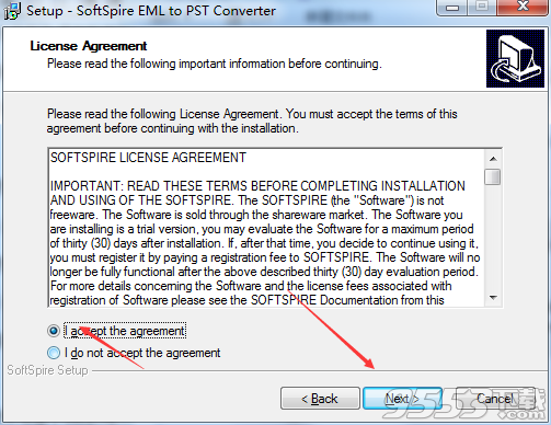 SoftSpire EML to PST Converter