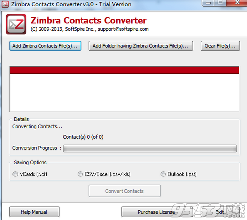 Zimbra Contacts Converter(Zimbra转换器)