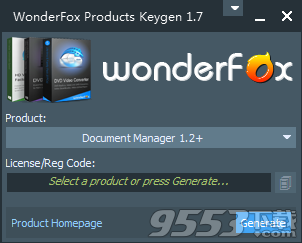 WonderFox DVD Video Converter注册机 v1.7 绿色版