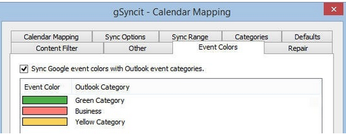 gSyncit for Microsoft Outlook